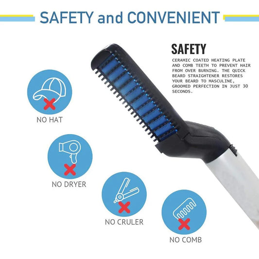VeyronStyler – 2-in-1 Hair & Beard Styling Comb