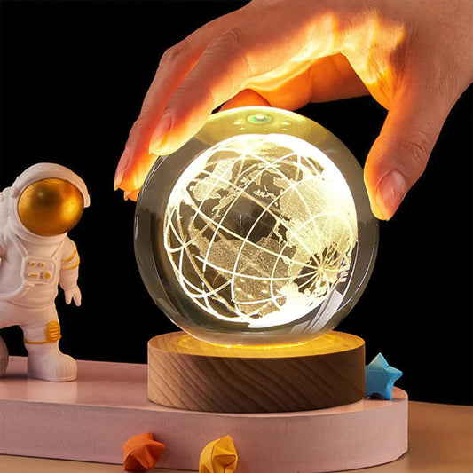 Globevia – 3D Illuminated World Crystal